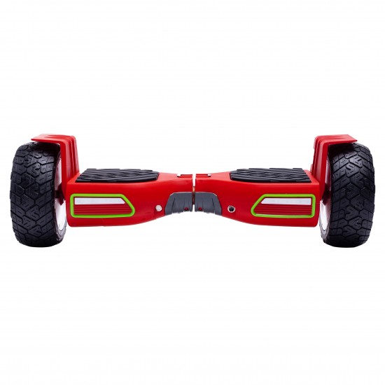 Hoverboard All-Terrain cu Boxe Bluetooth, Lumini LED si Auto Balans, roti 8.5'', 15km Autonomie, Putere 700W, Baterie 4Ah Samsung Cell, Smart Balance Hummer Red 4