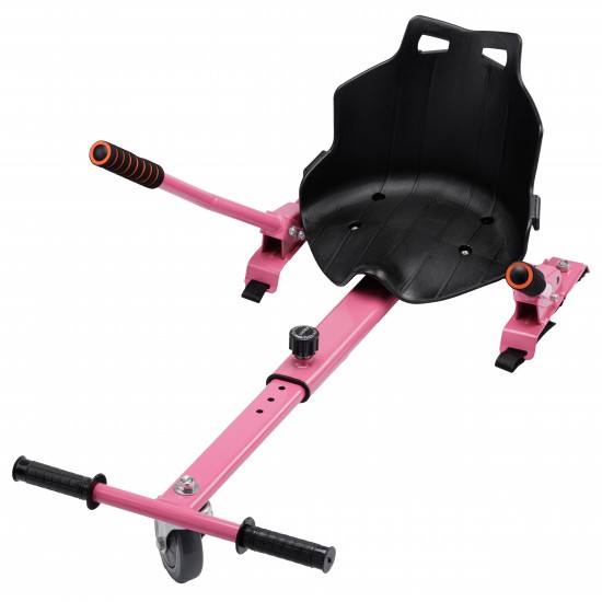 Pachet Hoverboard 8 inch cu Scaun Standard, Transformers SkullHead PRO, Autonomie Standard si Hoverkart Ergonomic Roz, Smart Balance 8