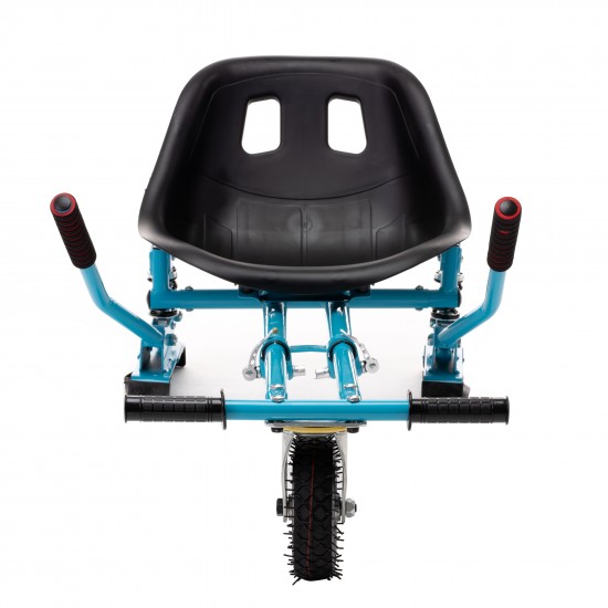 Pachet Hoverboard 6.5 inch cu Scaun cu Suspensii, Transformers Carbon PRO, Autonomie Extinsa si Hoverkart Albastru cu Suspensii Duble, Smart Balance 7