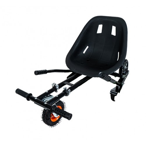 Hoverseat – Scaun Hoverboard – Hoverkart cu suspensii duble Smart Balance, negru, compatibil cu orice hoverboard, lungime reglabila