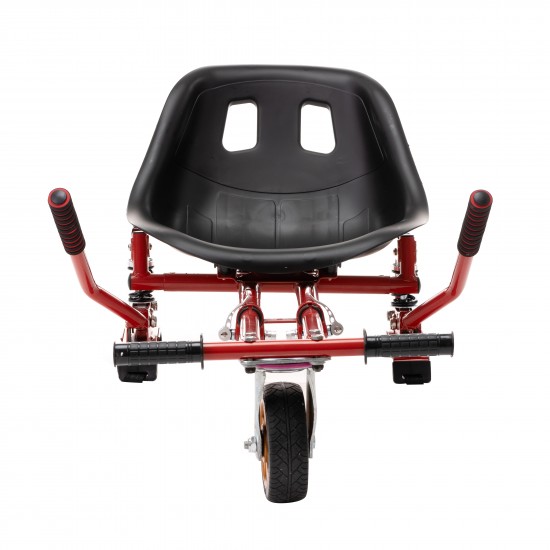 Pachet Hoverboard 8 inch cu Scaun cu Suspensii, Transformers Carbon PRO, Autonomie Standard si Hoverkart Rosu cu Suspensii Duble, Smart Balance 8