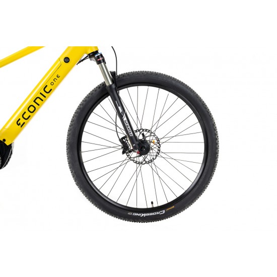 Bicicleta Electrica cu Pedalare Asistata Econic One Adventure, roti 29 inch, galben 6