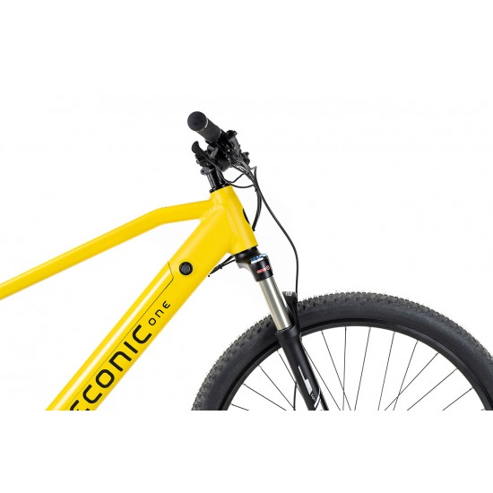 Bicicleta Electrica cu Pedalare Asistata Econic One Adventure, roti 29 inch, galben