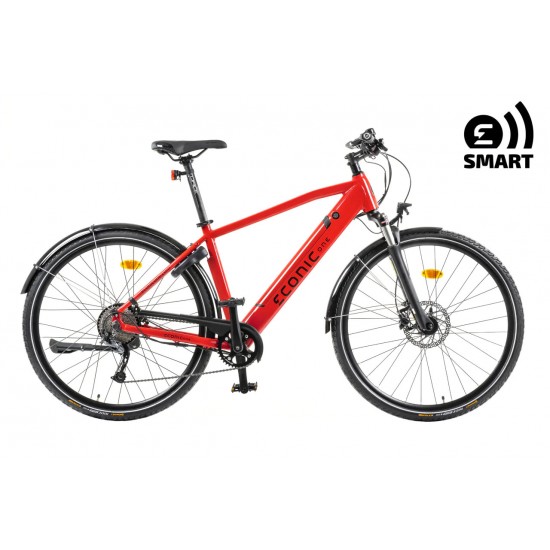 Bicicleta Electrica cu Pedalare Asistata Econic One Smart Urban, roti 29 inch, Rosu 1