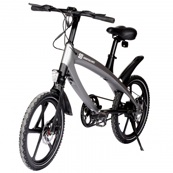 Bicicleta Electrica Smart Balance SB30 Urban Ride, Pedalare Asistata Activa, Motor 36V 230W, Baterie 5.2AH 7