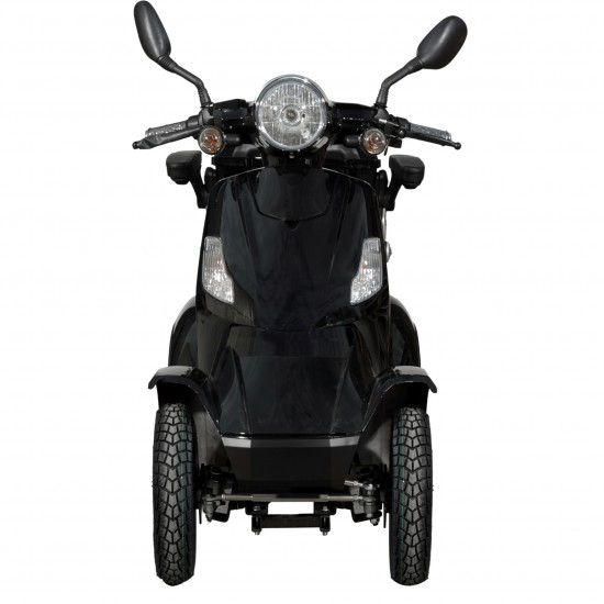 Carucior Electric pentru Varstnici sau persoane cu dizabilitati, Motor 1000W, Baterie 20 Ah, Negru 4
