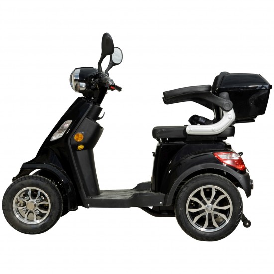 Carucior Electric pentru Varstnici sau persoane cu dizabilitati, Motor 1000W, Baterie 20 Ah, Negru 6