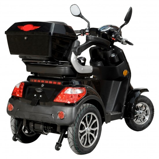 Vehicul Electric cu 4 Roti, Motor 1000W, Baterie 20 Ah, Negru 7