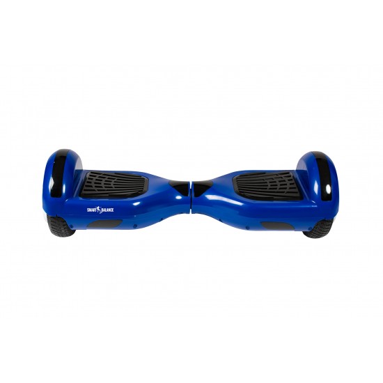Hoverboard Smart Balance™ Premium Brand, Regular Albastru + Hoverseat, roti 6,5 inch, putere 700W, autonomie 15 km, LED