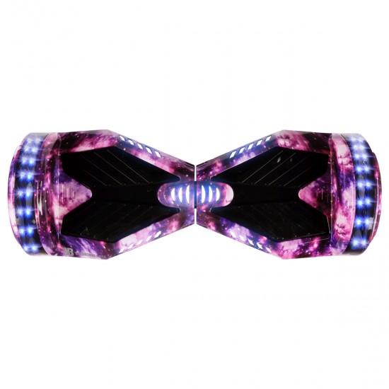 Pachet Hoverboard 8 inch cu Scaun Standard, Transformers Galaxy Pink PRO, Autonomie Standard si Hoverkart Ergonomic Portocaliu, Smart Balance 4