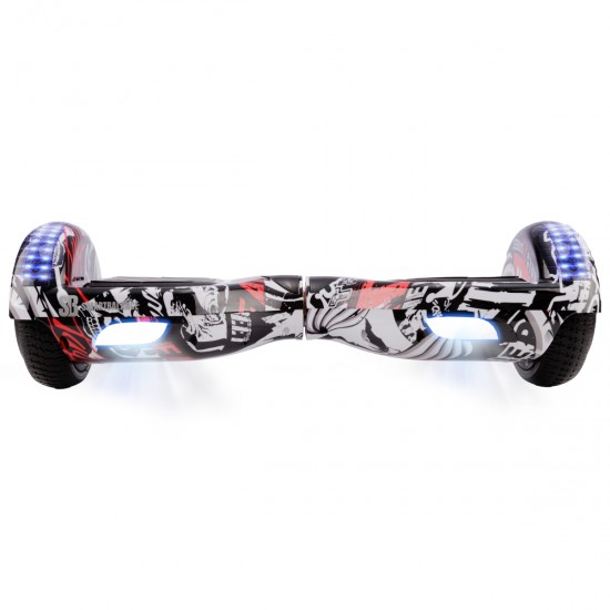 Pachet Hoverboard 6.5 inch cu Scaun Standard, Regular Last Dead PRO, Autonomie Extinsa si Hoverkart Ergonomic Albastru, Smart Balance 3
