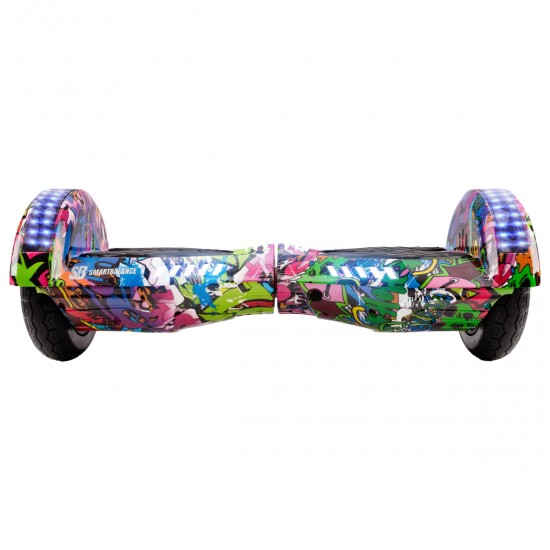 Hoverboard 8 inch, Transformers Multicolor PRO, Autonomie Extinsa, Smart Balance 2