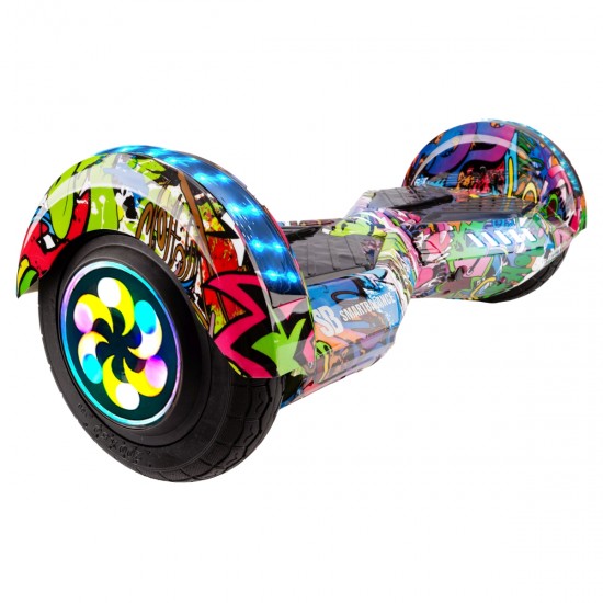 Hoverboard 8 inch, Transformers Multicolor PRO, Autonomie Extinsa, Smart Balance
