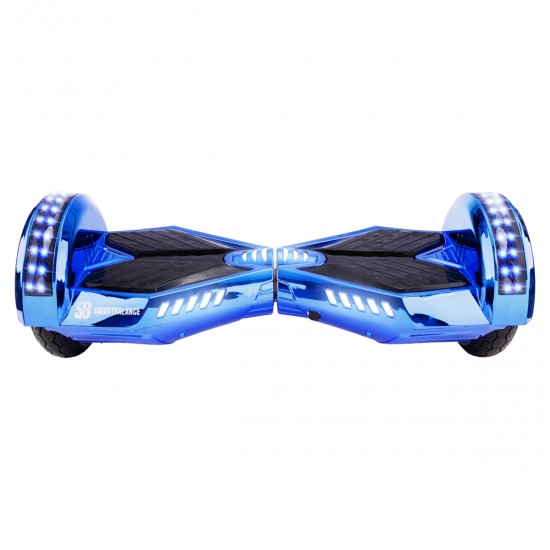 Pachet Hoverboard 8 inch cu Scaun Standard, Transformers ElectroBlue PRO, Autonomie Standard si Hoverkart Ergonomic Rosu, Smart Balance 5