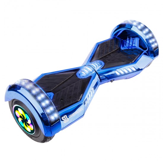 Pachet Hoverboard 8 inch cu Scaun Standard, Transformers ElectroBlue PRO, Autonomie Standard si Hoverkart Ergonomic Rosu, Smart Balance 7