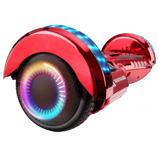 Pachet Hoverboard 6.5 inch cu Scaun Standard, Transformers ElectroRed PRO, Autonomie Extinsa si Hoverkart Ergonomic Alb, Smart Balance 2