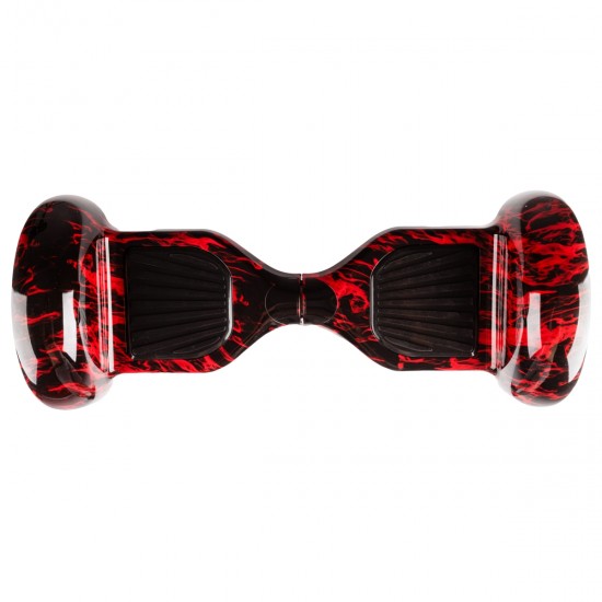 Pachet Hoverboard 10 inch cu Scaun cu Suspensii, Off-Road Flame, Autonomie Extinsa si Hoverkart Albastru cu Suspensii Duble, Smart Balance 4