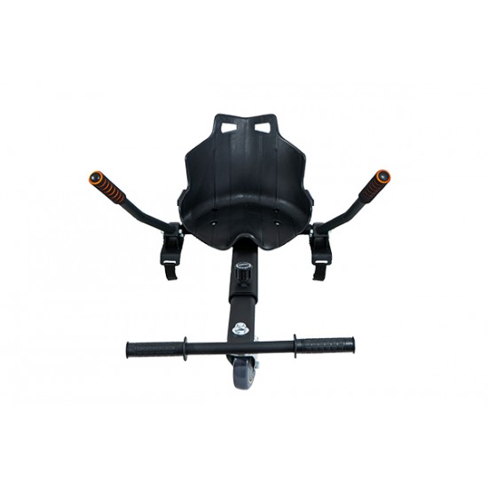 Pachet Hoverboard 8.5 inch cu Scaun Standard, Hummer Carbon PRO, Autonomie Standard si Hoverkart Ergonomic Negru, Smart Balance 8