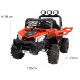 Masinuta electrica pentru copii, Putere 4 motoare x 390W, Acumulator 12V 16Ah Li Ion, Viteza maxima 3km/h, Rosu 3
