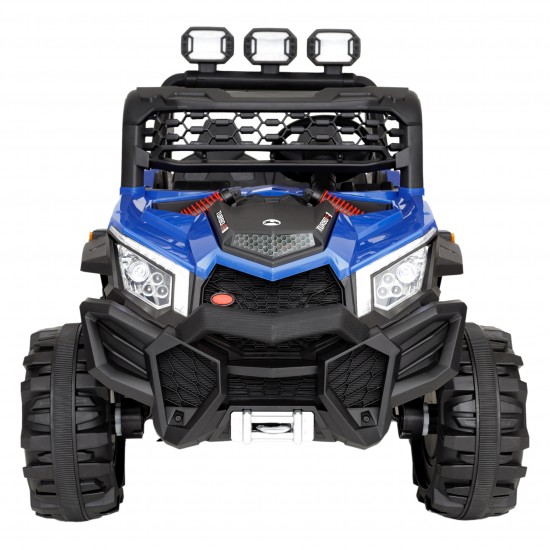 Masinuta electrica pentru copii, Putere 4 motoare x 390W, Acumulator 12V 16Ah Li Ion, Viteza maxima 3km/h, Albastru 3