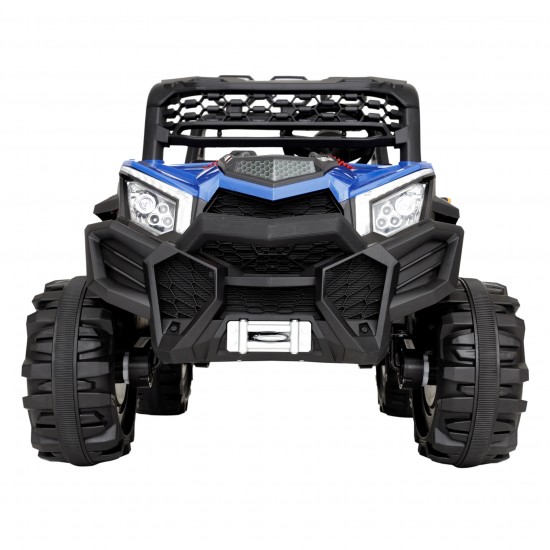 Masinuta electrica pentru copii, Putere 4 motoare x 390W, Acumulator 12V 16Ah Li Ion, Viteza maxima 3km/h, Albastru 4