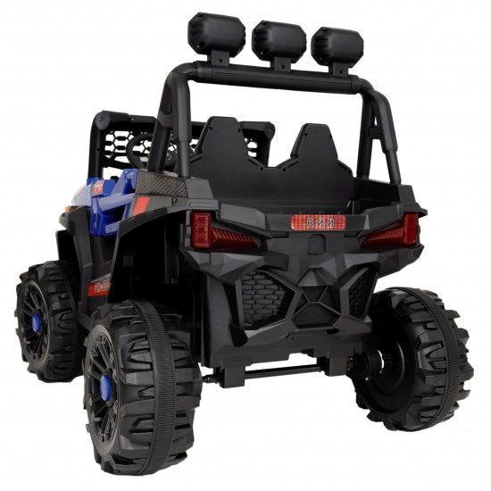 Masinuta electrica pentru copii, Putere 4 motoare x 390W, Acumulator 12V 16Ah Li Ion, Viteza maxima 3km/h, Albastru 6
