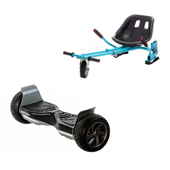 Pachet Hoverboard cu Scaun Smartbalance™, Hummer Carbon, roti 8.5 inch, Bluetooth, Autobalans, LED Lights, 700W, Baterie cu Celule Samsung + Scaun Hoverboard cu Suspensii Albastru Pachet Hoverboard cu Scaun Smartbalance™, Hummer Carbon, roti 8.5 inch, Bluetooth, Autobalans, LED Lights, 700W, Baterie cu Celule Samsung + Scaun Hoverboard cu Suspensii Albastru