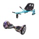Pachet Hoverboard cu Scaun Smartbalance™, OffRoad Multicolor, roti 10 inch, Bluetooth, Autobalans, LED Lights, 700W, Baterie cu Celule Samsung + Scaun Hoverboard cu Suspensii Albastru 2