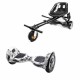 Pachet Hoverboard cu Scaun Smartbalance™, OffRoad News Paper, roti 10 inch, Bluetooth, Autobalans, LED Lights, 700W, Baterie cu Celule Samsung + Scaun Hoverboard cu Suspensii Negru 2