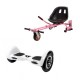 Pachet Hoverboard cu Scaun Smartbalance™, OffRoad White, roti 10 inch, Bluetooth, Autobalans, LED Lights, 700W, Baterie cu Celule Samsung + Scaun Hoverboard cu Suspensii Roz Pachet Hoverboard cu Scaun Smartbalance™, OffRoad White, roti 10 inch, Bluetooth, Autobalans, LED Lights, 700W, Baterie cu Celule Samsung + Scaun Hoverboard cu Suspensii Roz