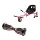 Pachet Hoverboard cu Scaun Smartbalance™, Regular Iron, roti 6.5 inch, Bluetooth, Autobalans, LED Lights, 700W, Baterie cu Celule Samsung + Scaun Hoverboard cu Suspensii Roz Pachet Hoverboard cu Scaun Smartbalance™, Regular Iron, roti 6.5 inch, Bluetooth, Autobalans, LED Lights, 700W, Baterie cu Celule Samsung + Scaun Hoverboard cu Suspensii Roz