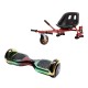 Pachet Hoverboard cu Scaun Smartbalance™,Regular California, roti 6.5 inch, Bluetooth, Autobalans, LED Lights, 700W, Baterie cu Celule Samsung + Scaun Hoverboard cu Suspensii Rosu 2
