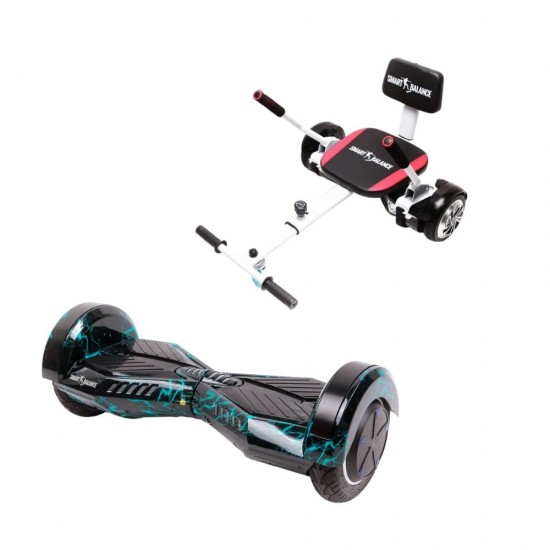 Pachet Hoverboard cu Scaun Smartbalance™, Transformers Thunderstorm Blue, roti 6.5 inch, Bluetooth, Autobalans, LED Lights, 700W, Baterie cu Celule Samsung + Scaun Hoverboard cu Burete Pachet Hoverboard cu Scaun Smartbalance™, Transformers Thunderstorm Blue, roti 6.5 inch, Bluetooth, Autobalans, LED Lights, 700W, Baterie cu Celule Samsung + Scaun Hoverboard cu Burete