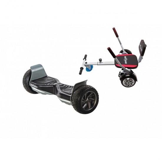 Pachet Hoverboard cu Scaun Smartbalance™, Hummer Carbon, roti 8.5 inch, Bluetooth, Autobalans, LED Lights, 700W + Scaun Hoverboard cu Burete Pachet Hoverboard cu Scaun Smartbalance™, Hummer Carbon, roti 8.5 inch, Bluetooth, Autobalans, LED Lights, 700W + Scaun Hoverboard cu Burete
