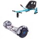 Pachet Hoverboard cu Scaun Smartbalance™, Regular Last Dead cu Maner, roti 6.5 inch, Bluetooth, Autobalans, LED Lights, 700W, Autonomie 15 km + Scaun Hoverboard cu Suspensii Albastru 2