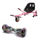 Pachet Hoverboard cu Scaun Smartbalance™, Regular Multicolor, roti 6.5 inch, Bluetooth, Autobalans, LED Lights, 700W, Baterie cu Celule Samsung + Scaun Hoverboard cu Suspensii Roz Pachet Hoverboard cu Scaun Smartbalance™, Regular Multicolor, roti 6.5 inch, Bluetooth, Autobalans, LED Lights, 700W, Baterie cu Celule Samsung + Scaun Hoverboard cu Suspensii Roz
