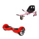Pachet Hoverboard cu Scaun Smartbalance™, Regular Red PowerBoard, roti 6.5 inch, 700W + Scaun Hoverboard cu Suspensii Roz Pachet Hoverboard cu Scaun Smartbalance™, Regular Red PowerBoard, roti 6.5 inch, 700W + Scaun Hoverboard cu Suspensii Roz