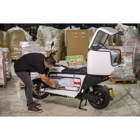 Motocicleta Electrica Cargo Ponie P2, 400L / 199 kg capacitate de incarcare, motor 4000W, baterie CATL 72V 94Ah, autonomie 185 km 9