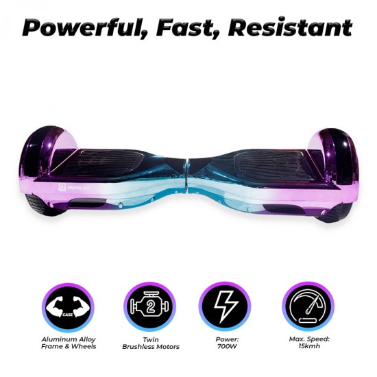 Hoverboard 6.5 inch, Regular Dakota, Autonomie Standard, Smart Balance 3