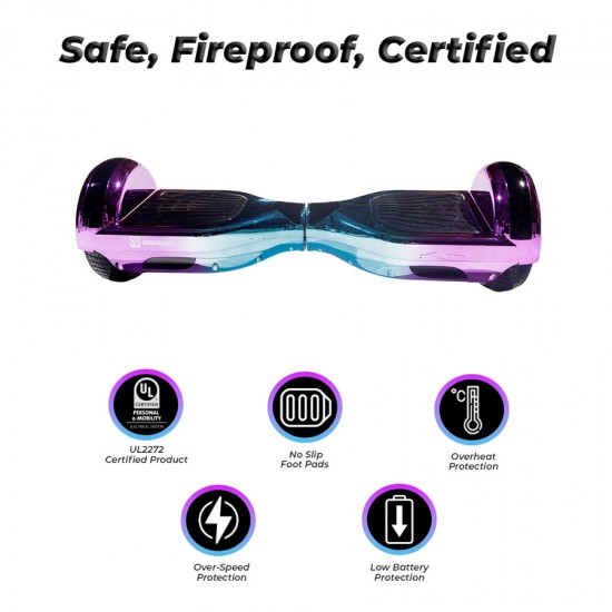 Hoverboard 6.5 inch, Regular Dakota, Autonomie Standard, Smart Balance 4