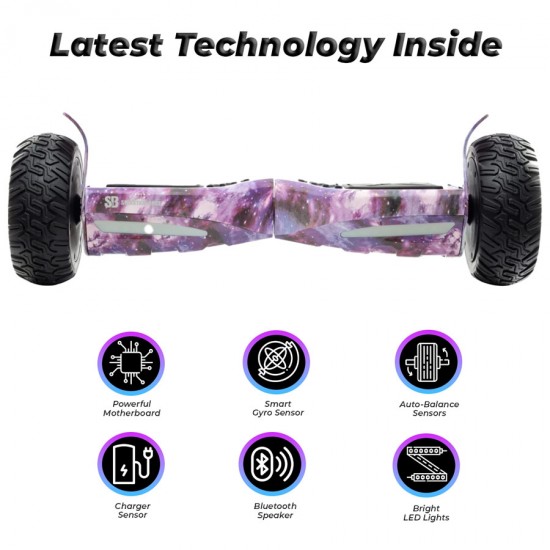 Hoverboard Off-Road, 8.5 inch, Hummer Galaxy, Autonomie Standard, Smart Balance 5