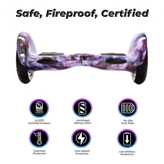 Hoverboard 10 inch, Off-Road Galaxy, Autonomie Extinsa, Smart Balance 4