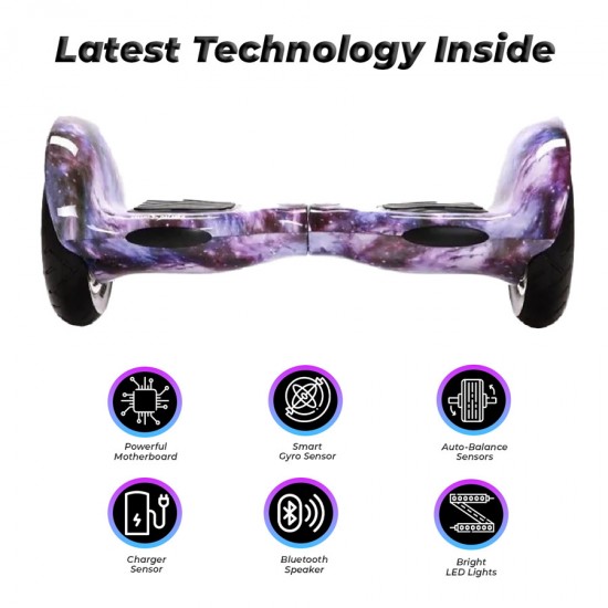 Hoverboard 10 inch, Off-Road Galaxy, Autonomie Standard, Smart Balance 5