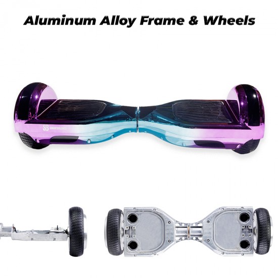 Hoverboard cu Boxe Bluetooth, Lumini LED si Auto Balans, roti 6.5'', 15km Autonomie, Putere 700W, Baterie 4Ah Samsung Cell, Smart Balance Regular Dakota 2
