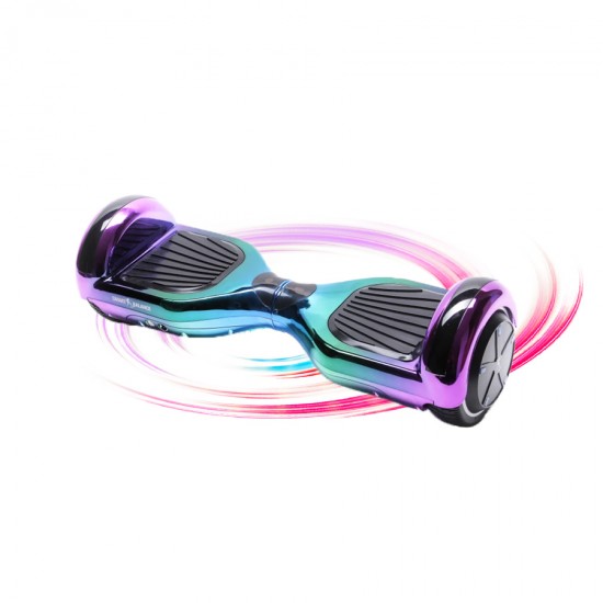 Hoverboard cu Boxe Bluetooth, Lumini LED si Auto Balans, roti 6.5'', 15km Autonomie, Putere 700W, Baterie 4Ah Samsung Cell, Smart Balance Regular Dakota