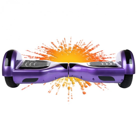 Hoverboard cu Boxe Bluetooth, Lumini LED si Auto Balans, roti 6.5'', 15km Autonomie, Putere 700W, Baterie 4Ah Samsung Cell, Smart Balance Regular Purple 8