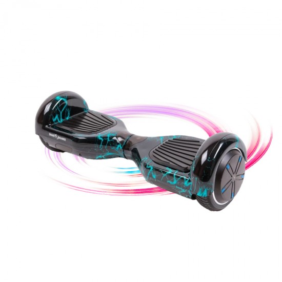 Hoverboard 6.5 inch, Regular Thunderstorm, Autonomie Extinsa, Smart Balance 6