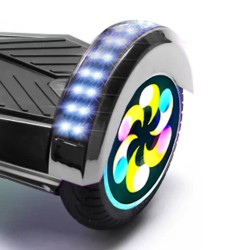 Upgrade de la Roti Standard la Roti cu Lumini LED PRO TRANSFORMERS 8 INCH (2buc), compatibil cu orice Hoverboard Transformers 8 Inch