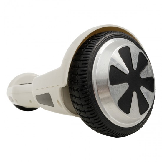 Hoverboard 6.5 inch, Regular Core White Pearl, Autonomie Standard, Smart Balance 6