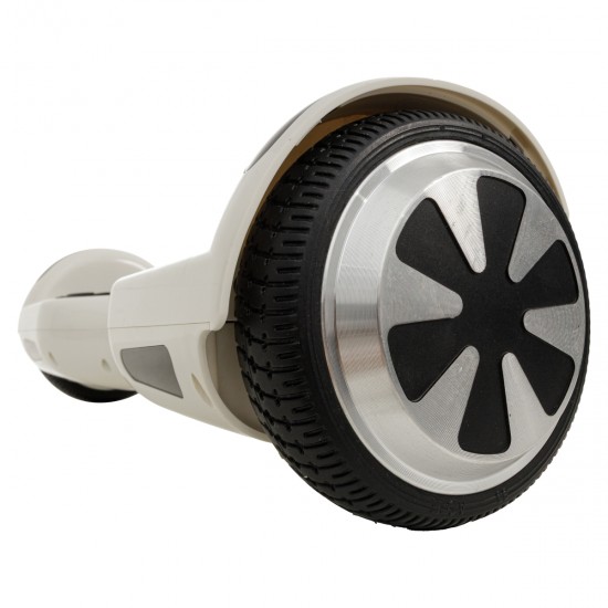 Hoverboard 6.5 inch, Regular Prime White Pearl, Smart Balance 6